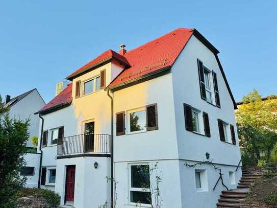 Erstbezug nach Kernsanierung - freistehendes Einfamilienhaus mit großem Garten, Holzofen, Weinkeller