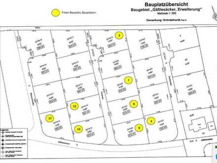 Grundstück in Frankenhardt Gäßlesäcker, Gründelhardt - Bauen mit Bien-Zenker