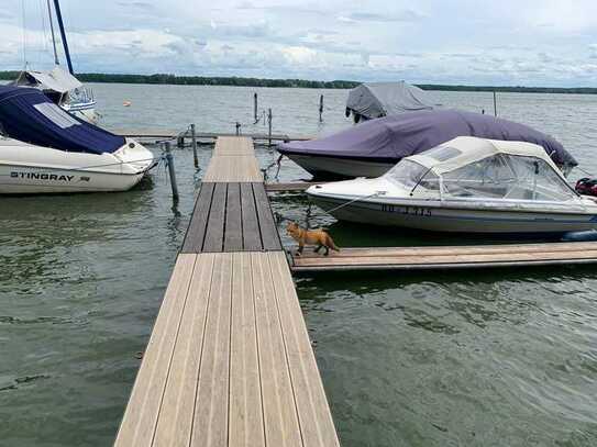 Mit Botsanlegesteg am Schwielochsee