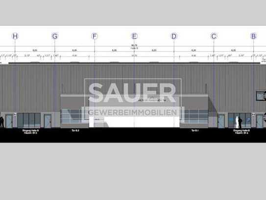 446 m² - 1.339 m² Neubauhallen in Adlershof nahe WISTA *2404*