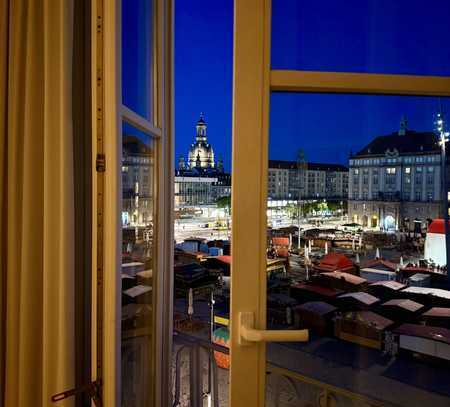 Großzügige Altbauwohnung mit Blick auf die Frauenkirche – ab 01.07.2025 frei