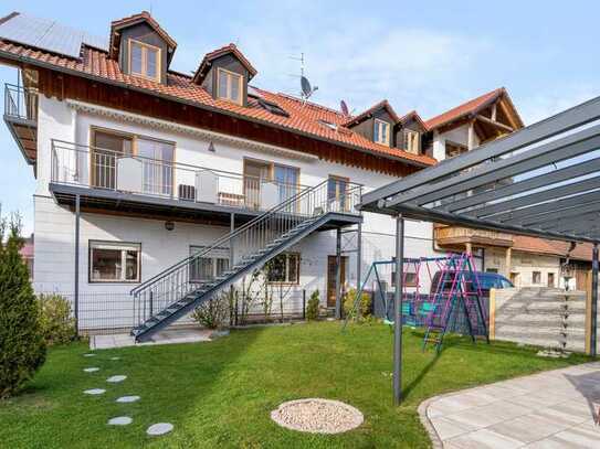 Traumwohnung für Familien: 170 m² Maisonette-Wohnung mit eigenem Garten und Doppelgarage
