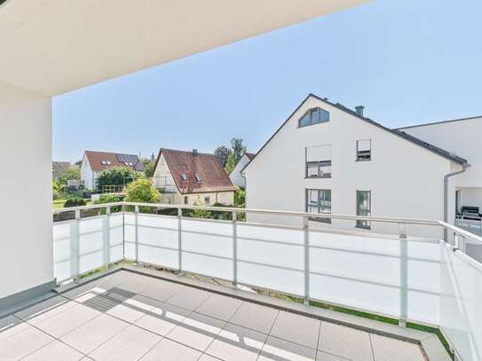 Neubau, helle 3,5 Zimmer-Wohnung mit sonnigem Balkon - Erstbezug!