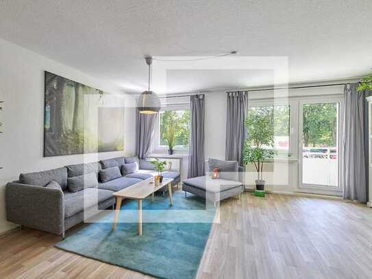 Frisch renovierte 3-Zimmer-Wohnung mit großzügigem Wohnzimmer