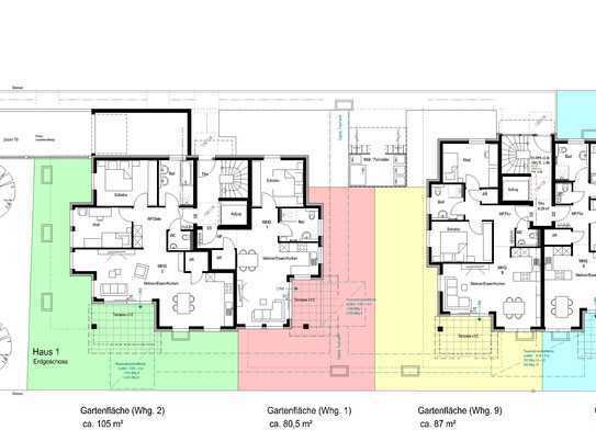 Schicke 2,5 Zimmer Wohnung mit 80m² Gartenfläche!!!