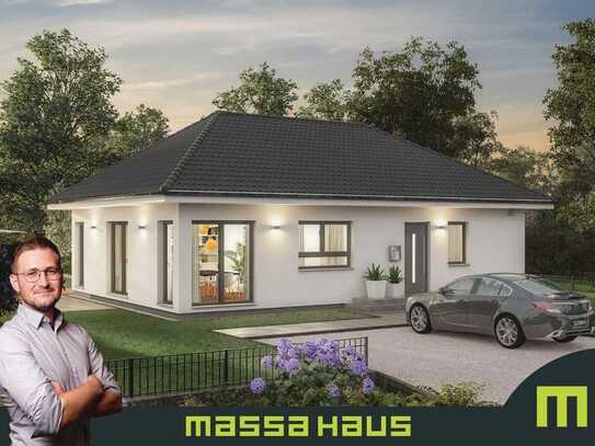 Komfort auf einer Ebene. Dein Ausbauhaus-Bungalow von massa-haus!