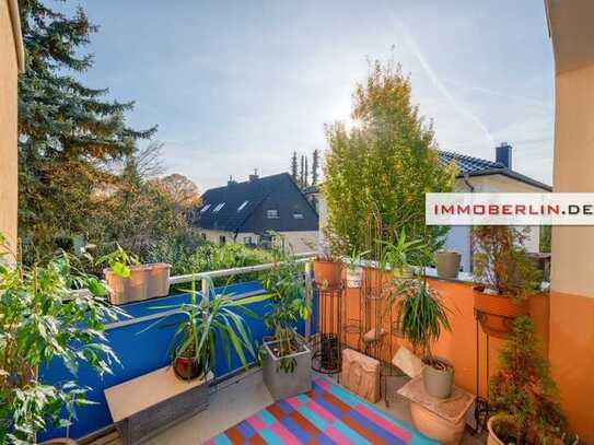 IMMOBERLIN.DE - Toplage! Exquisite Wohnung mit ruhigem Südwestbalkon & Pkw-Stellplatz