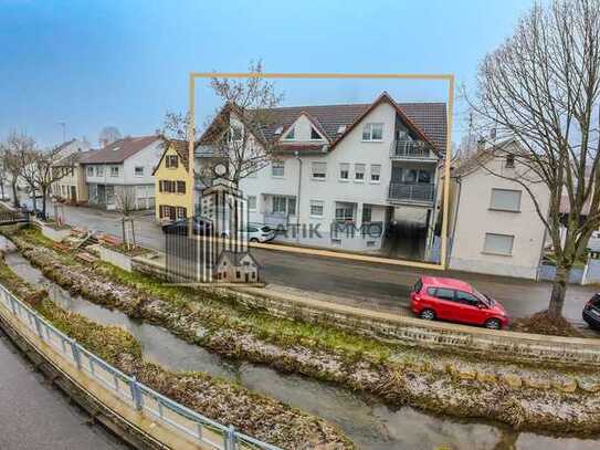 ATIK: Wohnen am Gauangelbach: 4-Zi. Whg. in ruhiger Lage mit Süd-West Balkon und 2 PKW Stellplätzen