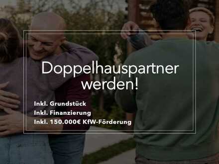 Top-Gelegenheit: Doppelhauspartner auf großzügigem Grundstück werden!