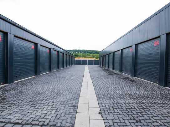 Garagenpark & Self Storage / Lagerraum für ALLE! Fertiggarage Typ C (28 qm) / FOXBOX24.com