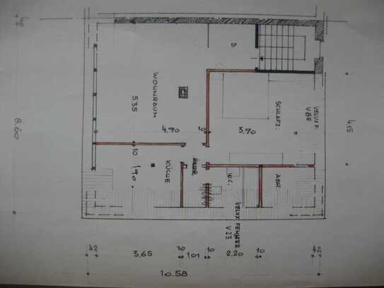 Attraktive 2-Zimmer-DG-Wohnung in Kempen, Burgring mit Garage u Garten