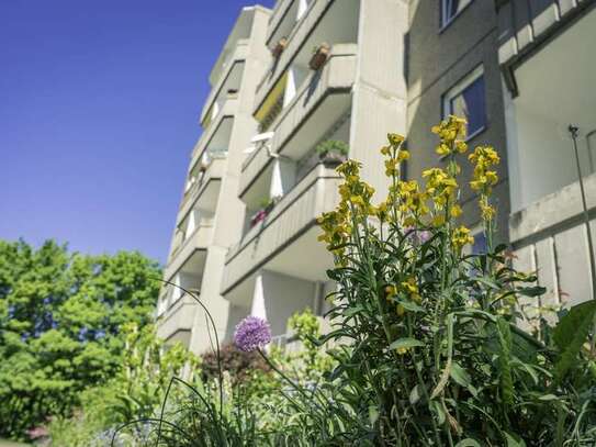 Kleine 2-Raum-Erdgeschosswohnung mit Balkon