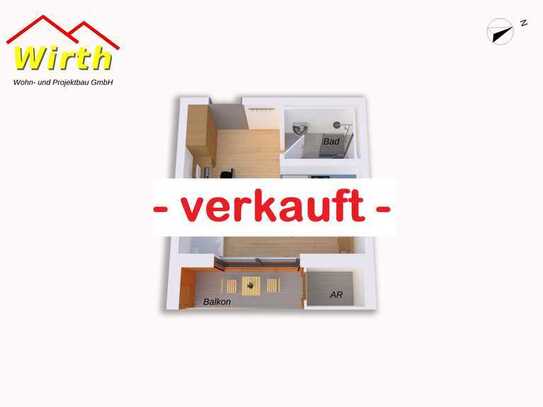 Wohnung 17 -	26,03m²