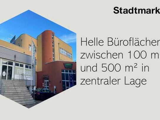 Helle Büroflächen zwischen 100m² und 500m² in zentraler Lage