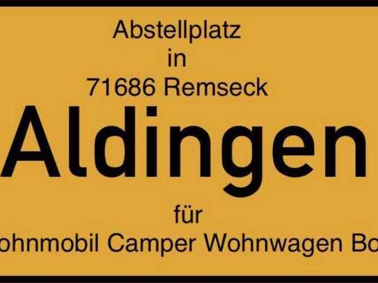 Abstellplatz für Wohnmobil, Camper, Wohnwagen und Boot