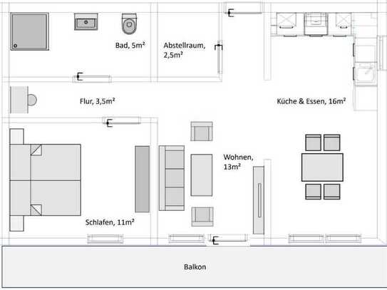 Erstbezug: Hochwertige 2,5-Zimmer-EG-Wohnung mit geh. Innenausstattung. 65km bis Stuttgart