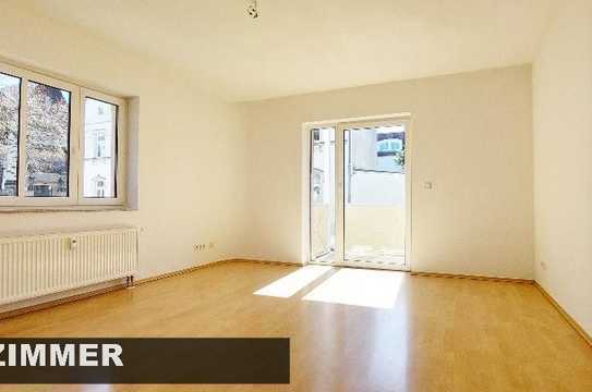 2-Raum mit Balkon im Erdgeschoss