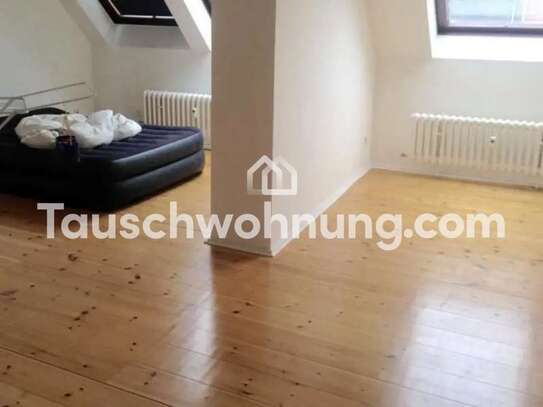 Tauschwohnung: Top DG Wohnung mit 3 Zimmern und Balkon am Savignyplatz