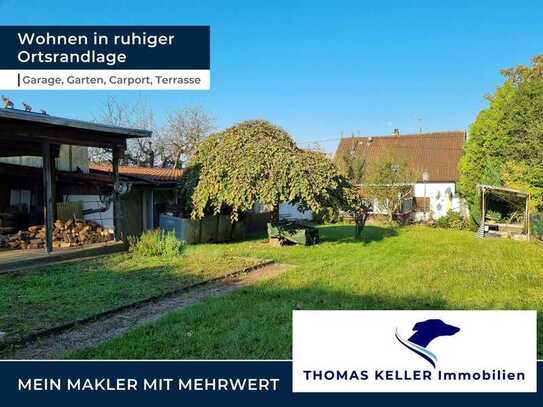 RESERVIERT - Wohnhaus mit Doppelgarage auf fast 1.000 qm Grund in Ortsrandlage