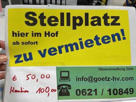 * Stellplatz zu vermieten * MA-Lindenhif *