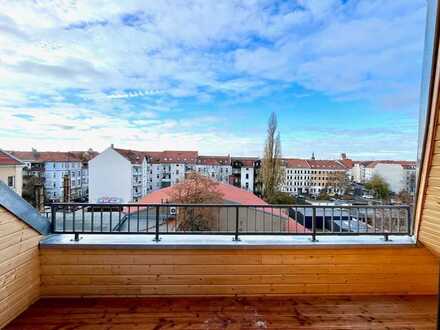 ERSTBEZUG! Modernes Wohnen im Gebäudedenkmal. Penthouse, Echtholz-Eichenparkett, Balkon & Parkplatz