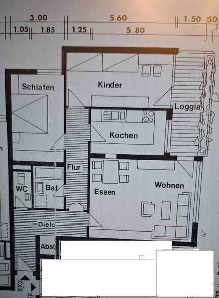                                                               3-Zimmer mit Balkon in Krailling                                                       in Krailling (Starnberg)