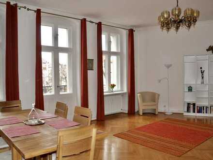 Helle möblierte 3-Zimmer-Altbauwohnung in Berlin-Friedenau zeitweise zu vermieten