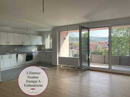Neubau Energie A | offene Einbauküche | Aufzug | TG | Balkon mit Blick | 3 Zimmer