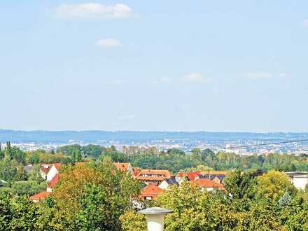 Schöne 1-RW mit Dachterrasse & Blick auf Dresden * Bad m. Wanne * Außenrollos* Abstellr. *PKW-SP*TOP