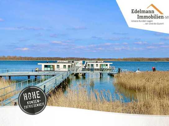 Renditeobjekt auf dem Wasser! Hausboot mit zwei Ebenen, Schlafzimmern, Seeterrassen in Ribnitz!