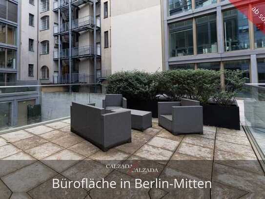 Büro in Berlin-Mitte mit 2 Terrassen