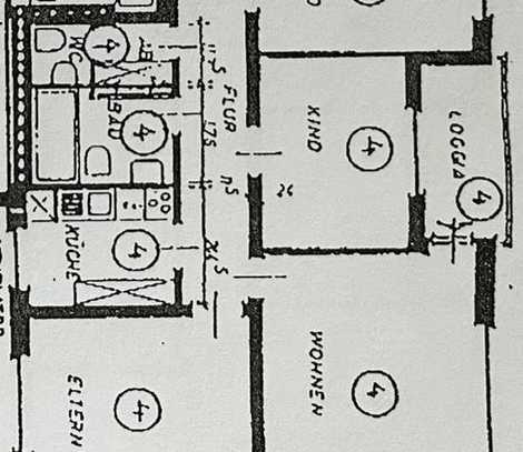 Schöne 4-Zimmer-Erdgeschosswohnung mit Balkon in Lotte-Büren