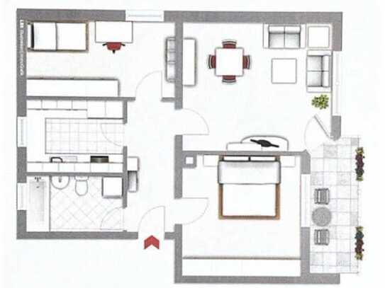 Gepflegte 3,5-Zimmer-Wohnung im Essener Süden