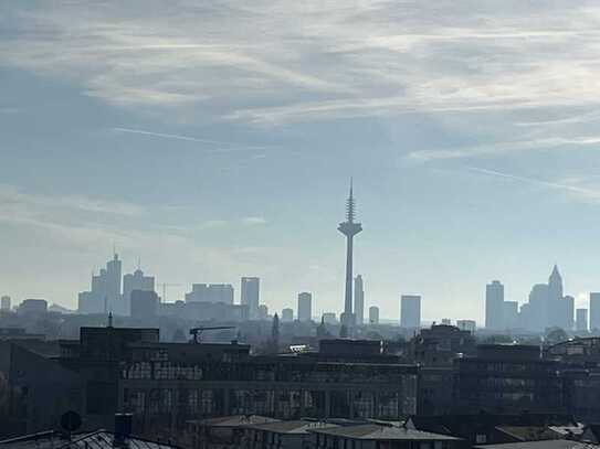 Exklusive Penthouse-Wohnung mit Skylineblick und großer Dachterrasse direkt am Park