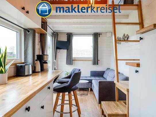 Ab ins (eigene) Feriendomizil! Tiny-House mit Top-Ausstattung im Tiny-Housepark am Wangermeer!