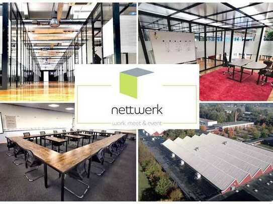 Flexible Bürofläche: Moderne „Cubes“ im Elmshorner Co-Working-Space „nettwerk“