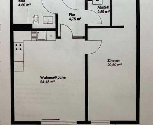 idyllische 2-Zi.-Wohnung im🌲Grünen🌳mit Balkon ...Zeit für einen ☕️