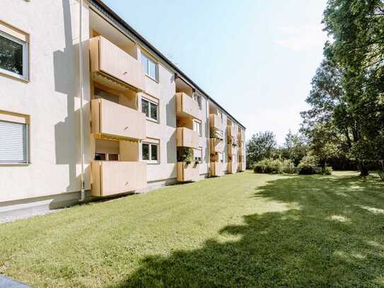 Renovierte 3-Zimmer-Wohnung mit Balkon, TG in Baldham