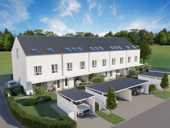 Neubau-Reihenhäuser in Großmehring – KfW-40-EE-Standard mit Carport, PV & Stellplatz inklusive!