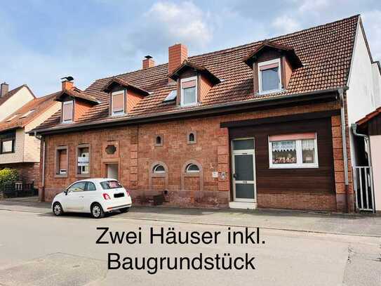 Zwei Häuser mit Baugrundstück in Münchweiler