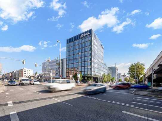 Modernes Office mit phänomenaler Aussicht - im Büroturm "T1", an der Donnersberger Brücke