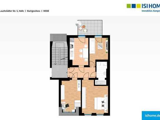 Charmante 3-Raumwohnung mit Balkon