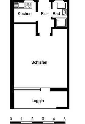 Modernes 1-Zimmer Apartment in Holsterhausen