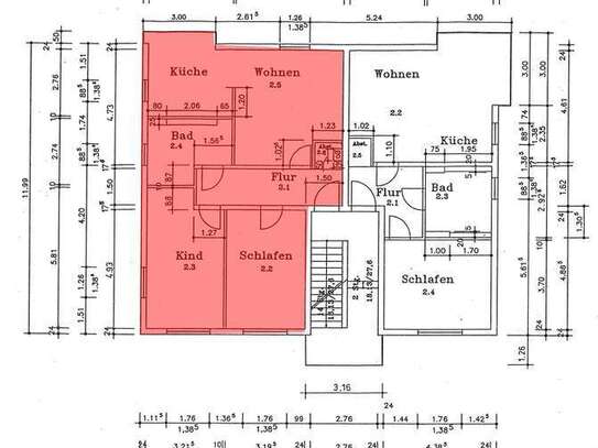 3-Raumwohnung in ruhiger Wohnlage