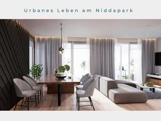 Neubau: 4 Zimmer Wohnung am Niddapark!