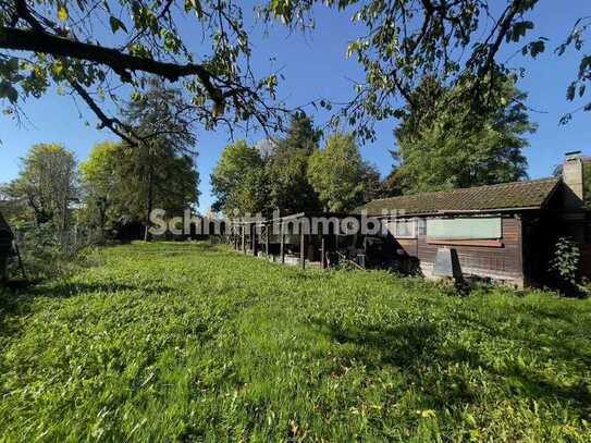 Großes Gartengrundstück am Mainufer in Frankfurt-Nied zu verkaufen