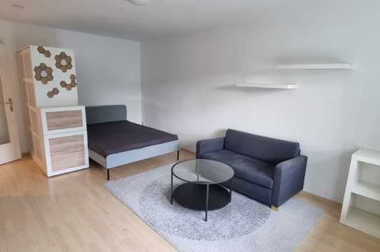 Freundliche möblierte 1-Zimmer-Wohnung mit Balkon und Einbauküche in Filderstadt