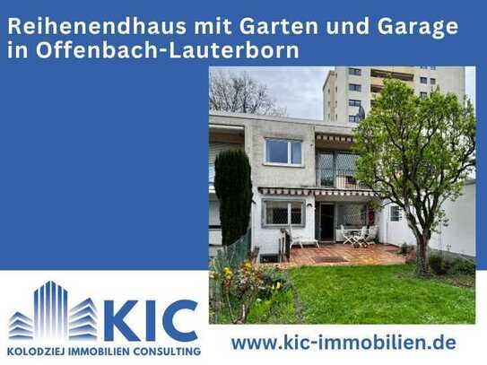 Reihenendhaus mit Garten und Garage in Offenbach