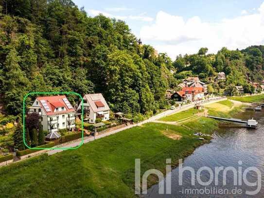 *Toplage*Umsatzstark* Ferienhaus mit 6 WE direkt an der Elbe unterhalb der Bastei in Rathen