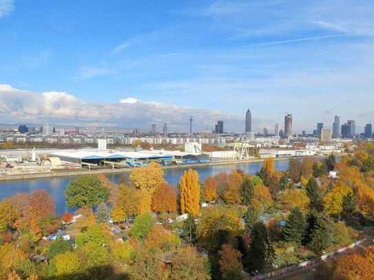 Kapitalanlage mit Skylineblick! Vermietete 1-Zimmer-ETW in Frankfurt-Niederrad!